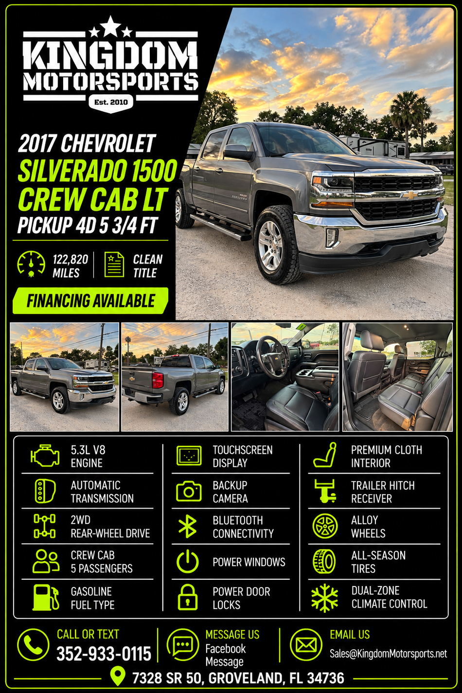 2017 Chevy Silverado 1500 Crew Cab
