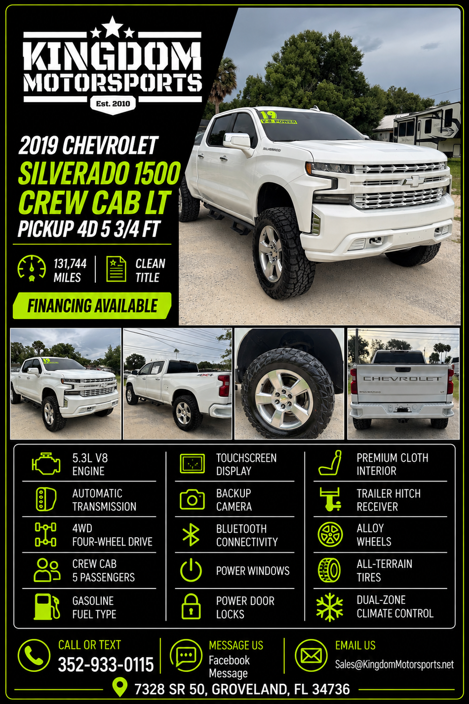 2019 Chevrolet Silverado 1500 Crew Cab LT