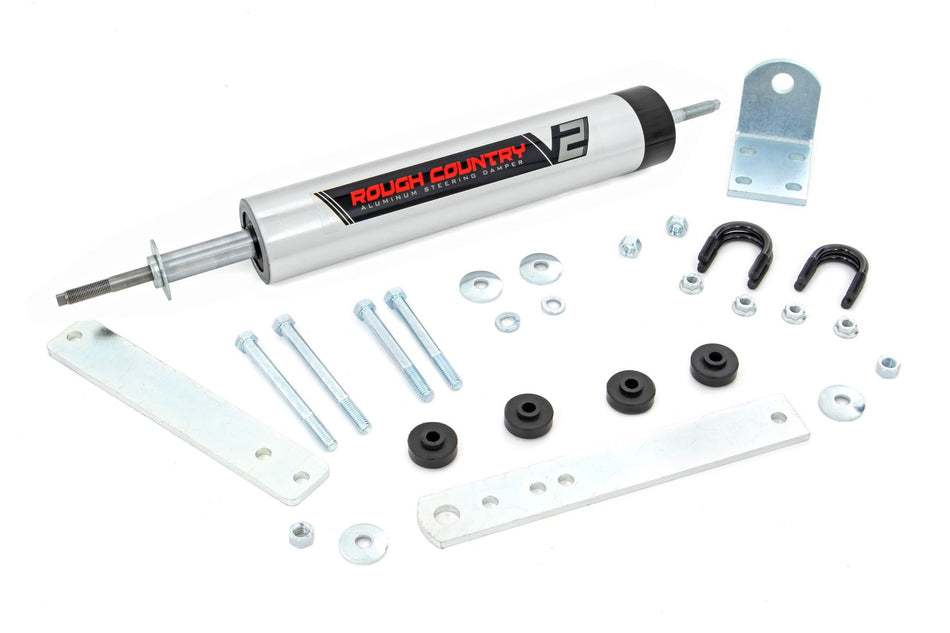 V2 Steering Stabilizer Ford Bronco/F-150/F-250 (1980-1998) Rough Country