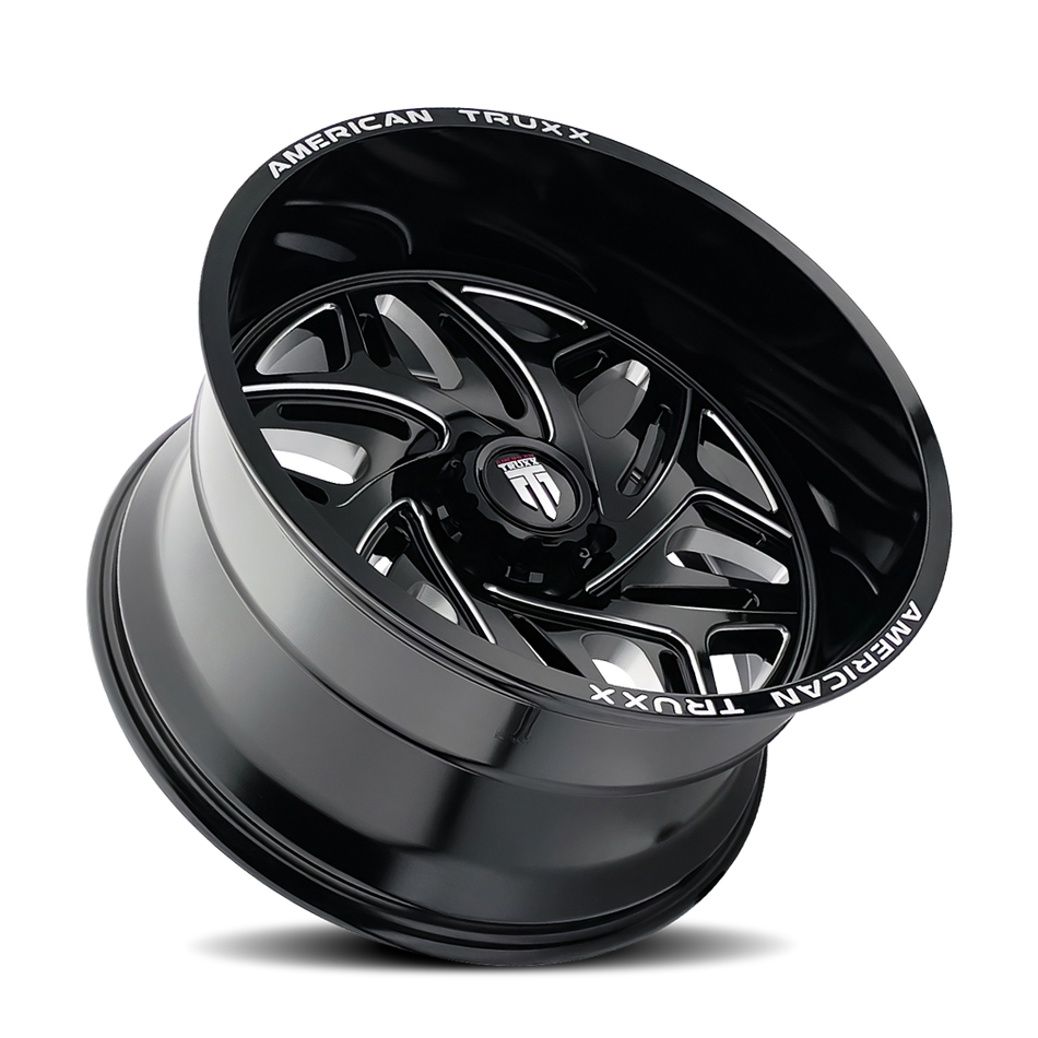 AMERICAN TRUXX EUPHORIA AT1914 BLACK MILLED 20X10 5-127 -19MM 78.1MM