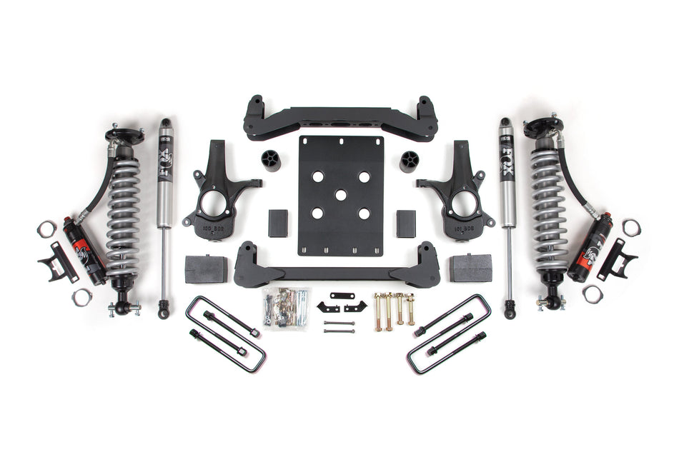 4 Inch Lift Kit FOX 2.0 Performance Elite 5 Inch Block Lift Coil-Over 07-13 Silverado/Sierra 1500 2WD BDS Suspension