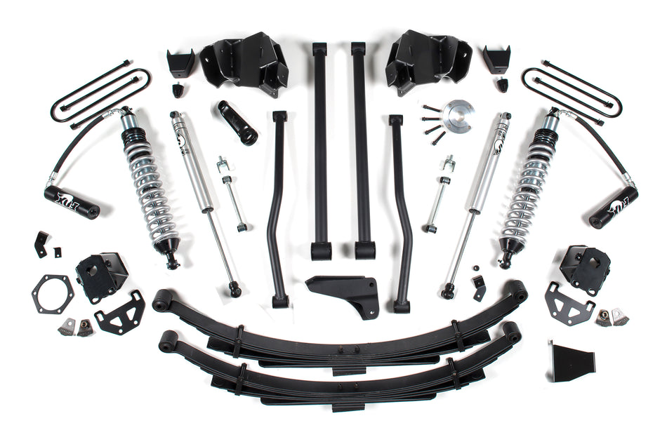 6 Inch Lift Kit Long Arm & FOX 2.5 Coil-Over Conversion Dodge Ram 2500/3500 03-07 4WD Fox 2.5 Performance Shocks Diesel  Block Kit Fox 2.5 Performance Shocks