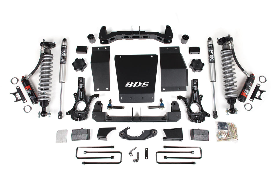 4 Inch Lift Kit FOX 2.0 Performance Block Kit Cast Steel Coil-Over 14-18 Silverado/Sierra 1500 4WD