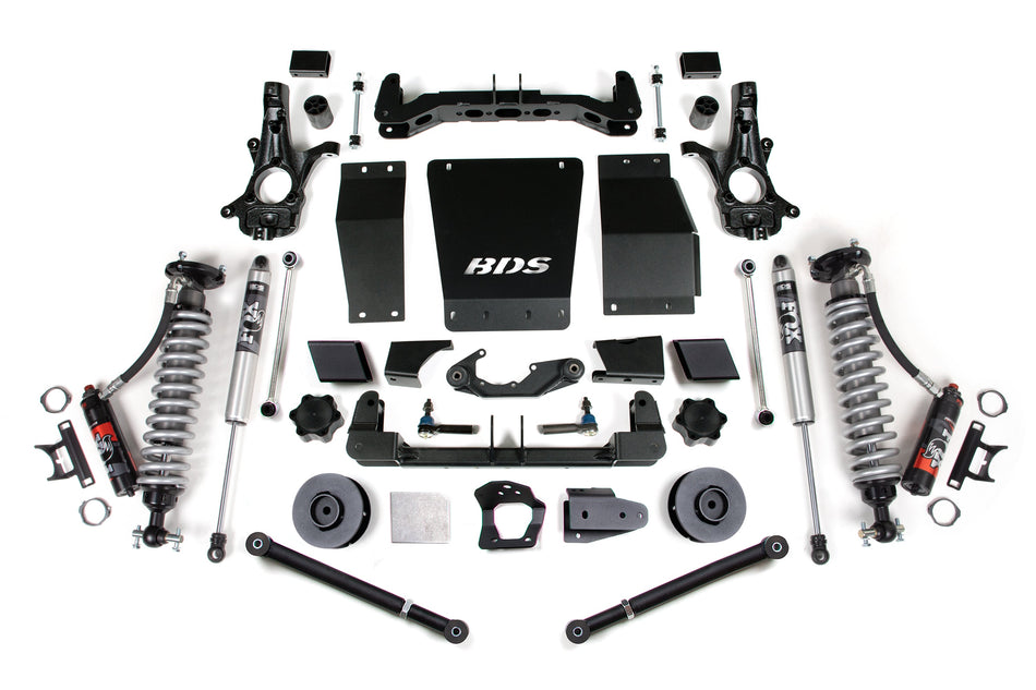4 Inch Lift Kit FOX 2.5 Performance Elite Coil-Over Aluminum/Stamped Steel 15-19 Suburban, Tahoe, Yukon/XL 1500 4WD