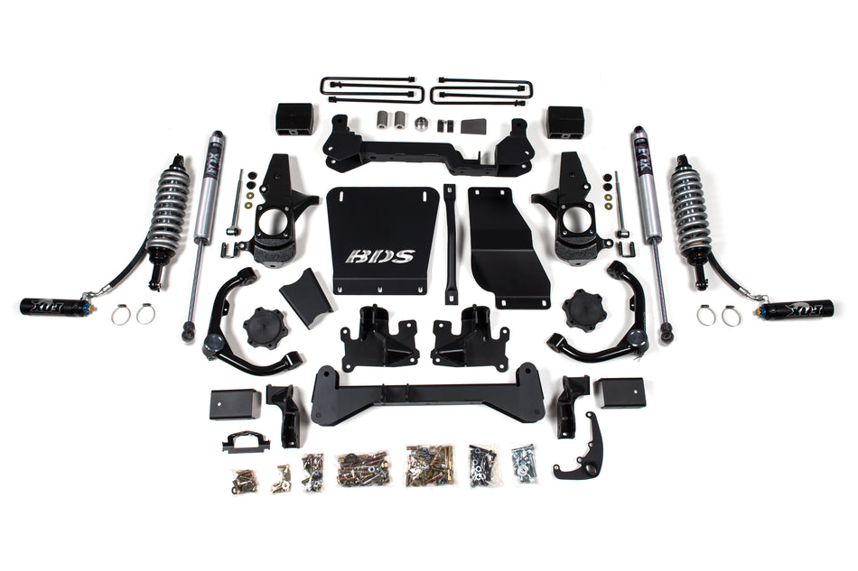 6.5 Inch Lift Kit FOX 2.5 Coil-Over Conversion Silverado/Sierra 2500HD/3500HD 01-10 Diesel Block Kit Fox 2.5 Performance Shocks