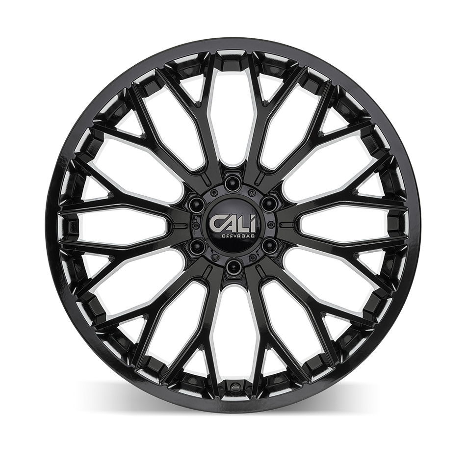 CALI OFF-ROAD EVOKE 9119 GLOSS BLACK 24X12 6-135 -25MM 87.1MM