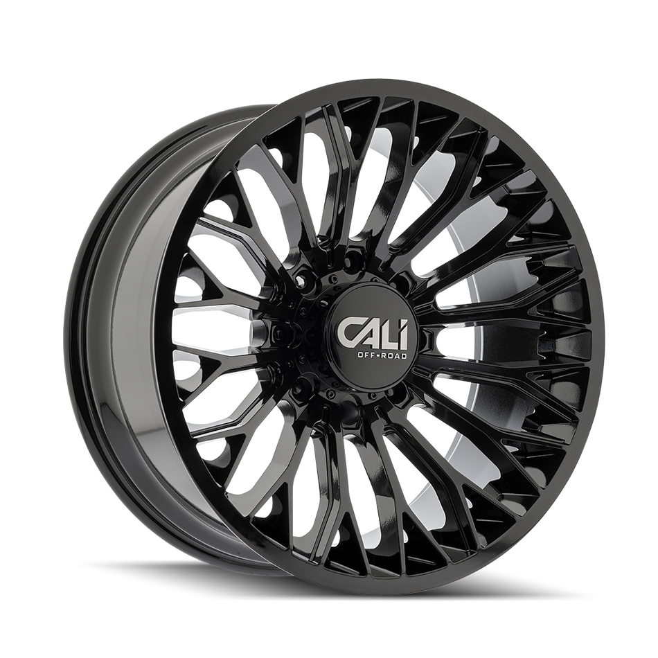 CALI OFF-ROAD EVOKE 9119 GLOSS BLACK 24X12 8-180 -25MM 124.1MM