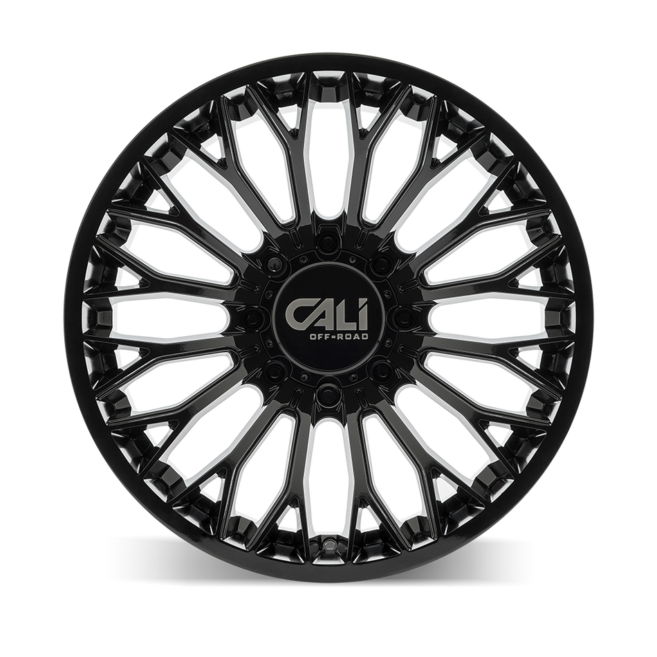 CALI OFF-ROAD EVOKE 9119 GLOSS BLACK 24X12 8-170 -25MM 125.2MM