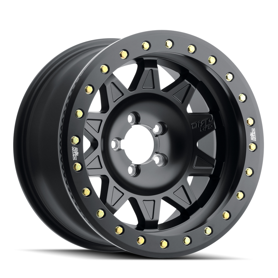 DIRTY LIFE ROADKILLRACE MATTE BLACK 17X9 BLANK -14MM 71.5MM