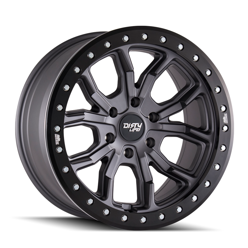 DIRTY LIFE DT-1 9303 SATIN GUNMETAL 17X9 6-139.7  -12MM 106MM
