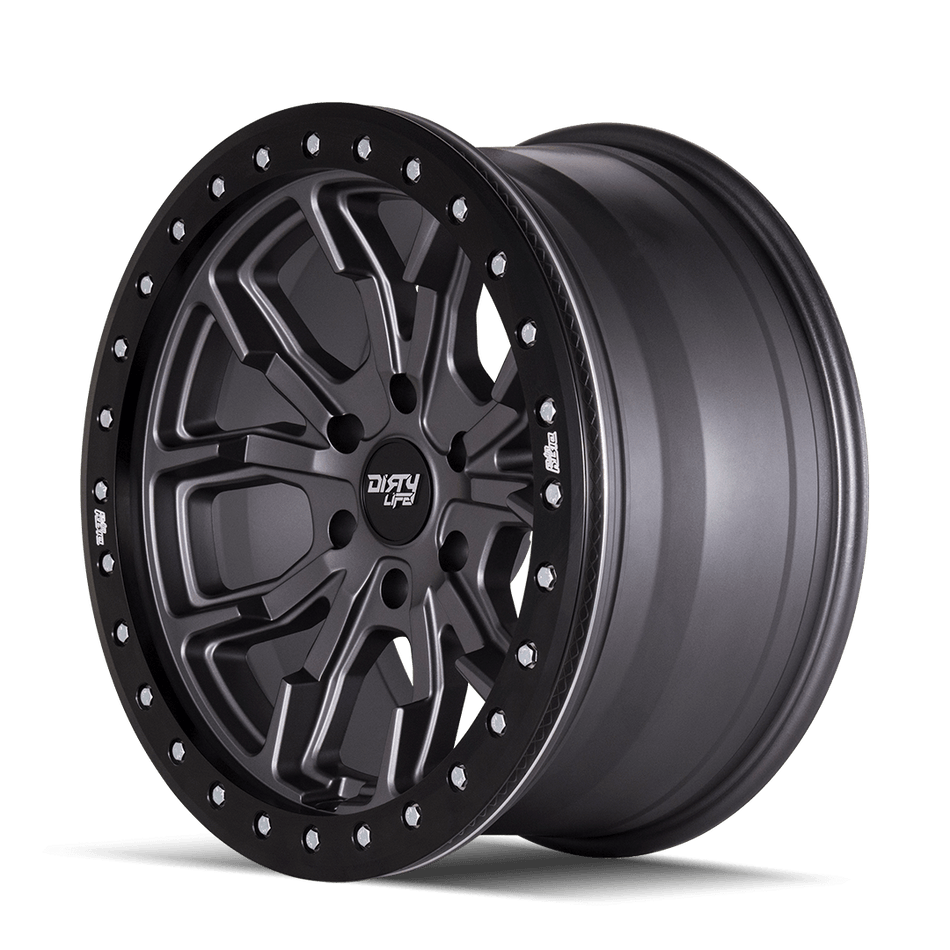 DIRTY LIFE DT-1 9303 SATIN GUNMETAL 17X9 5-114.3 -12MM 72.6MM