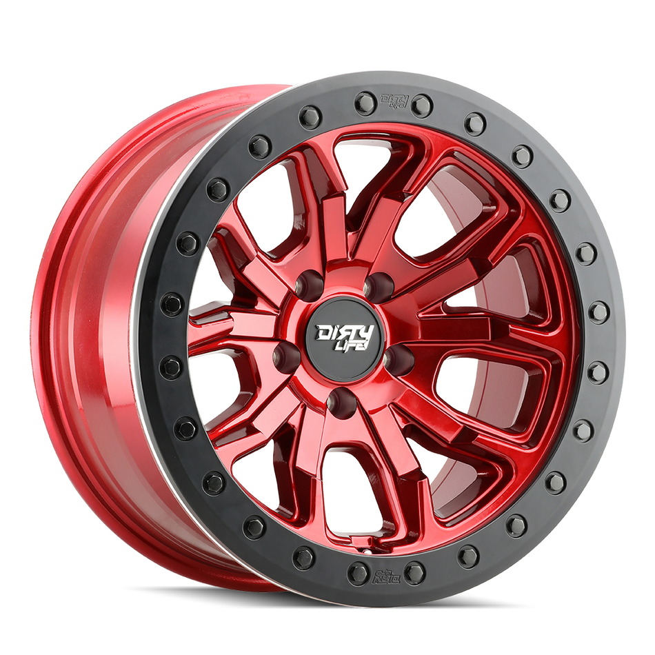 DIRTY LIFE DT-1 9303 CRIMSON CANDY RED 17X9 5-127 -12MM 78.1MM