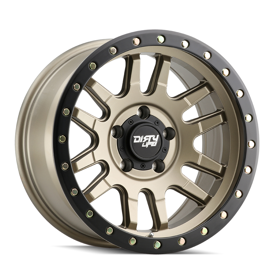 DIRTY LIFE CANYON PRO 9309 SATIN GOLD 17X9 6-139.7 -12MM 106MM