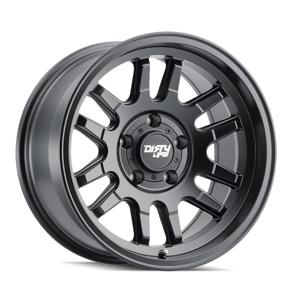 DIRTY LIFE CANYON 9310 MATTE BLACK 17X9 6-135 0MM 87.1MM