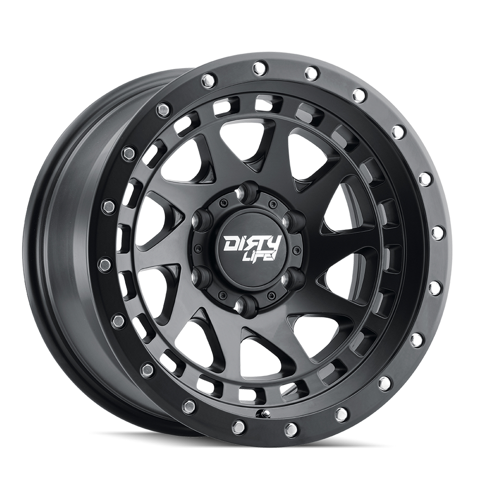 DIRTY LIFE ENIGMA PRO 9311 MATTE BLACK 17X9 5-127 -38MM 71.5MM