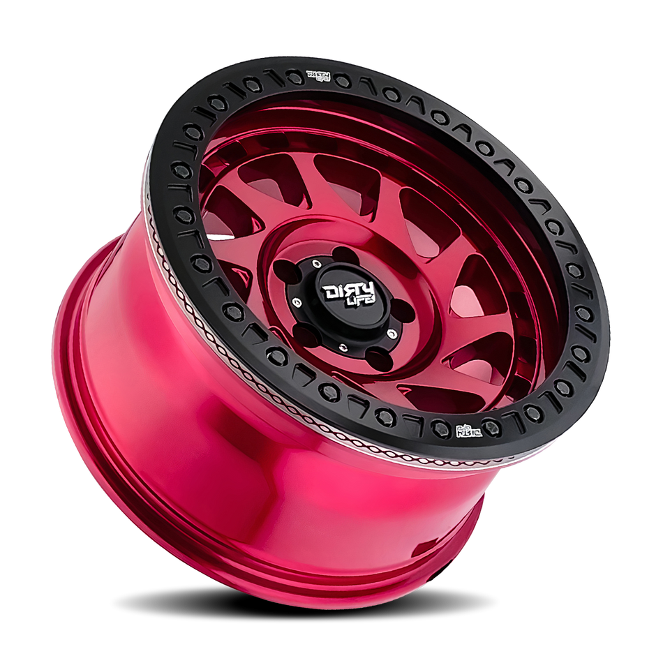 DIRTY LIFE ENIGMA RACE 9313 CRIMSON CANDY RED 17X9 6-139.7 -38MM 106MM