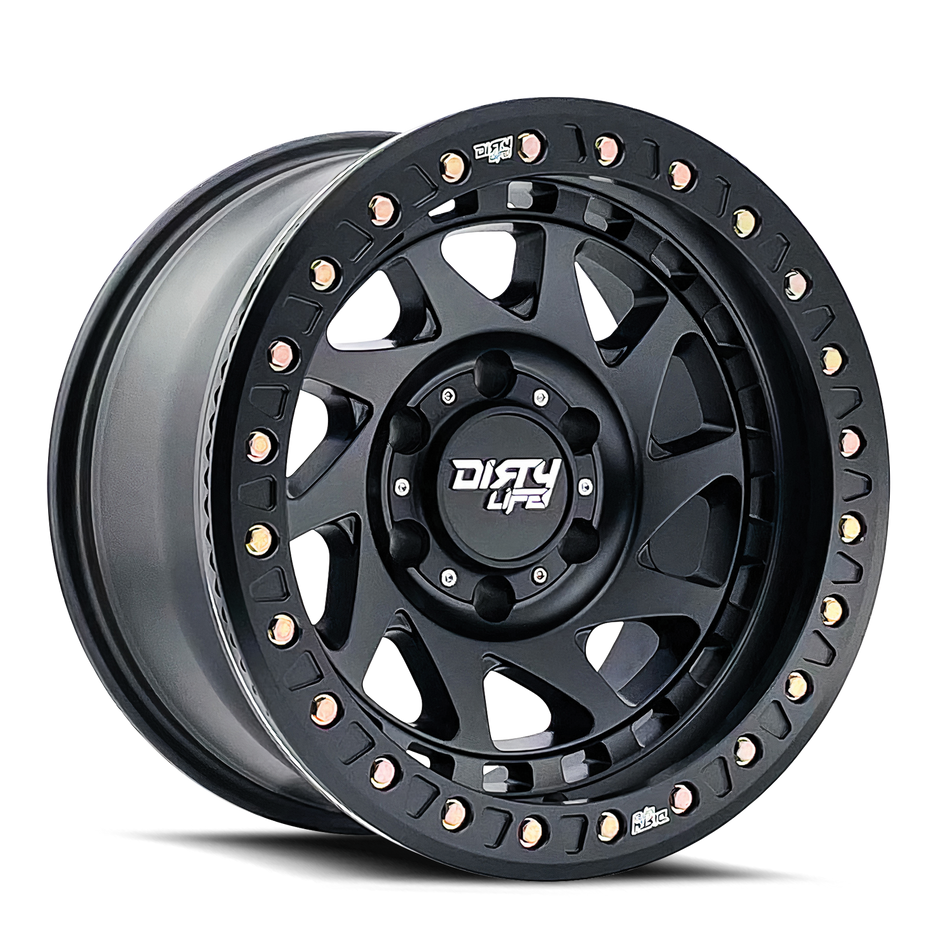 DIRTY LIFE ENIGMA RACE 9313 MATTE BLACK 17X9 6-139.7 -38MM 106MM