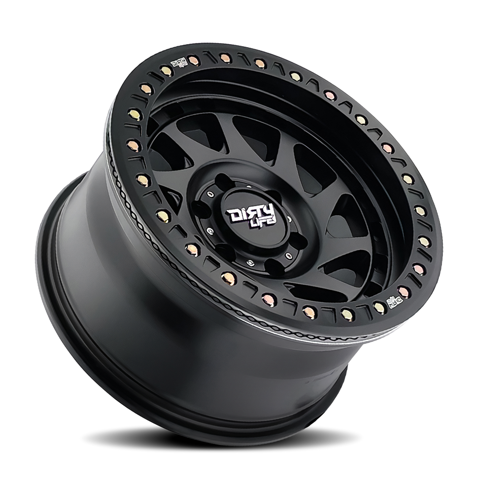 DIRTY LIFE ENIGMA RACE 9313 MATTE BLACK 17X9 8-170 -12MM 125.2MM