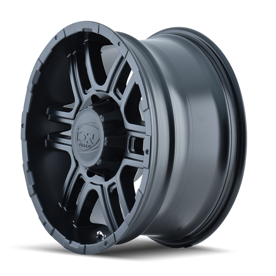ION 179 MATTE BLACK 16X8 8-165.1 10MM 130.8MM