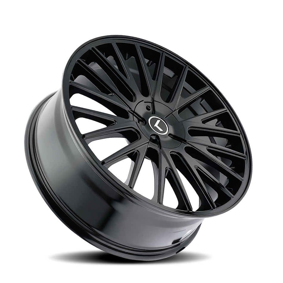 KRAZE DOUBLE DOWN KR185 GLOSS BLACK 18X8 5x112/5x120 40MM 74.1MM