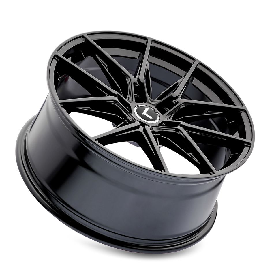 KRAZE EVOLVE KR196 GLOSS BLACK 20X9 5-112 35MM 66.56MM WITH BALL SEAT