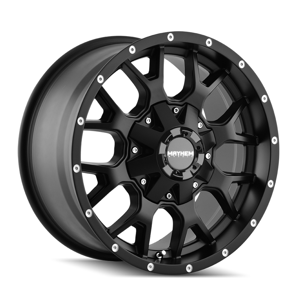 MAYHEM WARRIOR 8015 MATTE BLACK 20X9 5-127/5-139.7 0MM 87MM