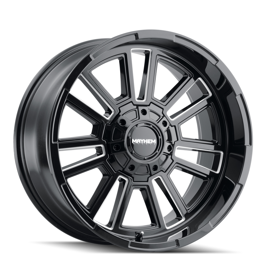 MAYHEM APOLLO 8115 GLOSS BLACK MILLED 20X9 6-135/6-139.7 0MM 106MM