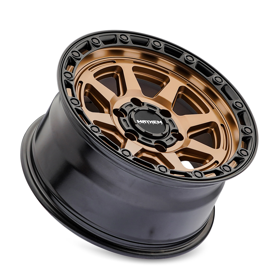 MAYHEM RIDGELINE 8306 SATIN BRONZE/BLACK LIP 18X9 6-139.7 20MM 106MM