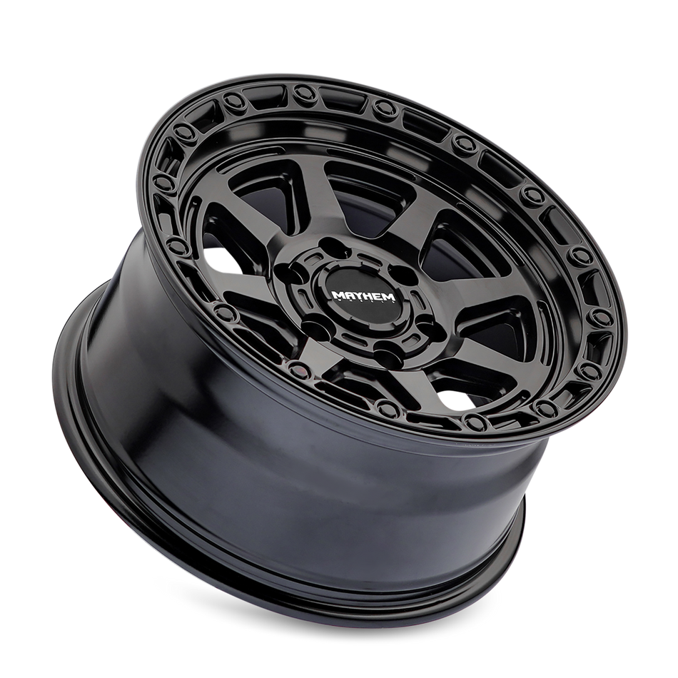 MAYHEM RIDGELINE 8306 SATIN BLACK 17X8.5 6-139.7 6MM 106.1MM