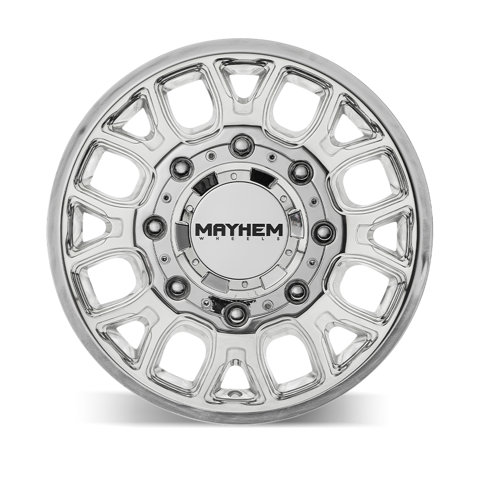 MAYHEM COGENT DUALLY FRONT (8107D) POLISHED 17X6.5 8-165.1 125MM 121.3MM