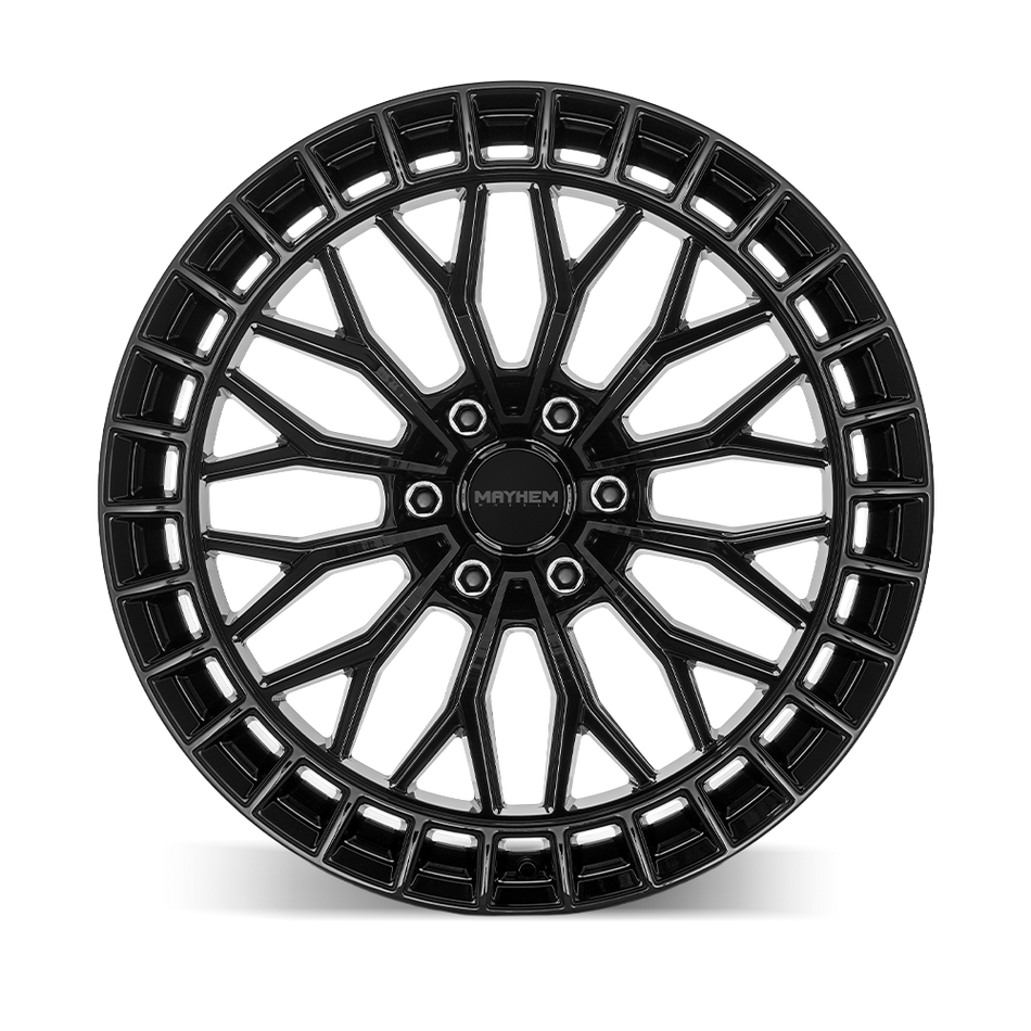 MAYHEM HORIZON 8120 GLOSS BLACK 18X9 6-135 18MM 87.1MM