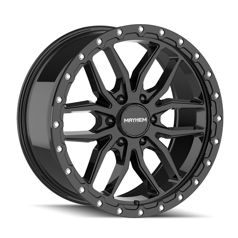 MAYHEM VECTOR 8310 GLOSS BLACK 20X9 6-139.7 18MM 106MM