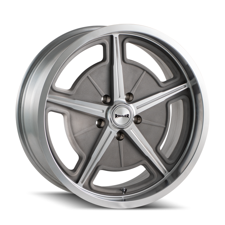 RIDLER 605 MATTE AS-CAST MACHINED 18X9.5 5-120.65 0MM 83.82MM