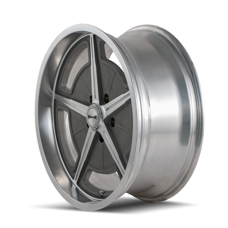 RIDLER 605 MATTE AS-CAST MACHINED 18X9.5 5-120.65 0MM 83.82MM