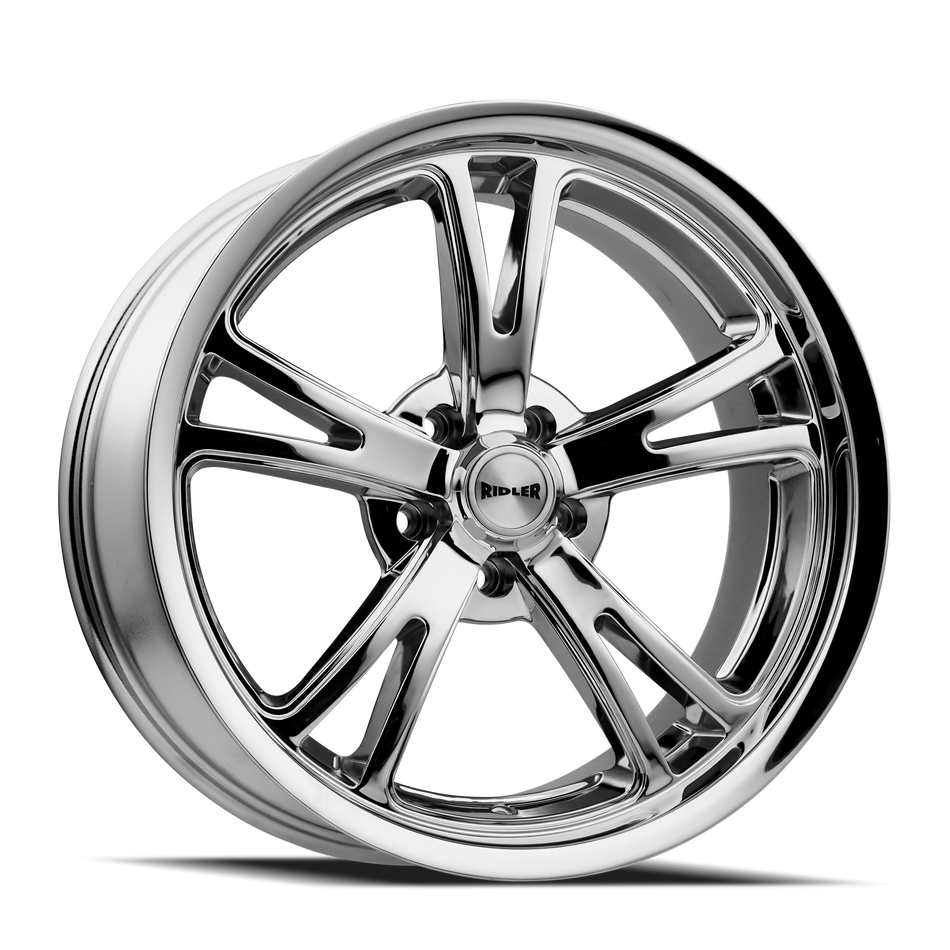 RIDLER 606 CHROME 18X9.5 5-127 0MM 83.82MM