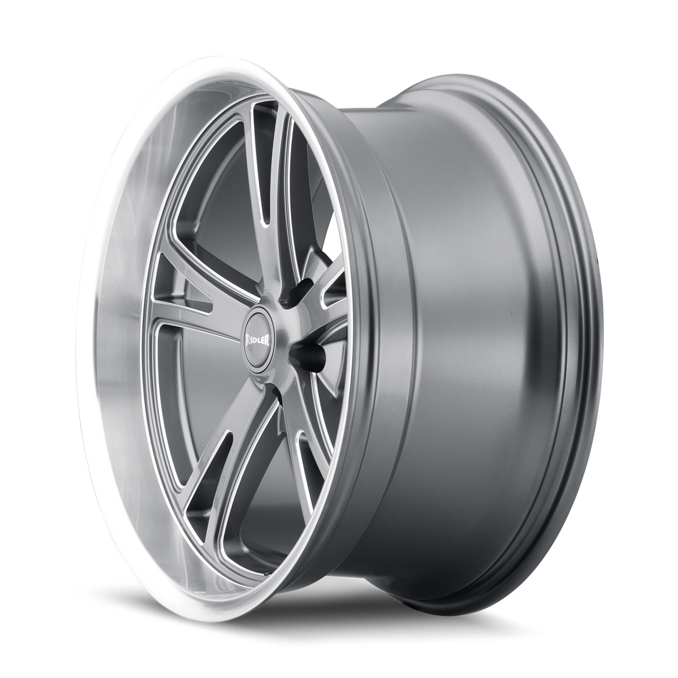 RIDLER 606 GLOSS GREY MACHINED 20X10 5-120.65 0MM 83.82MM