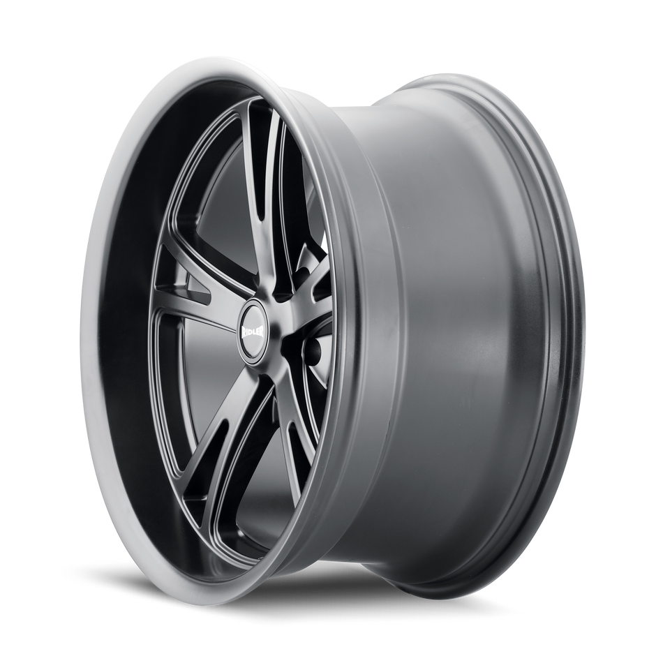RIDLER 606 MATTE BLACK 22X10.5 5-115 25MM 72.62MM