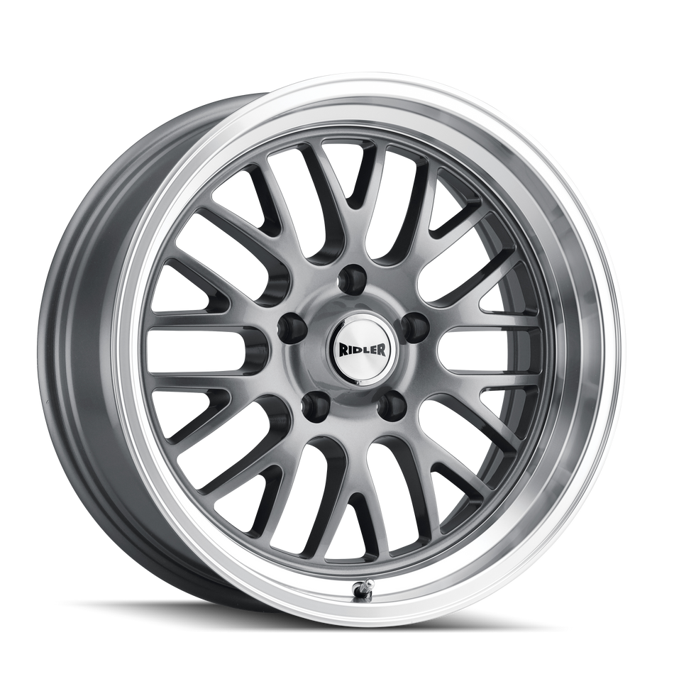 RIDLER 607 GLOSS GREY MACHINED 20X8.5 5-120.65 0MM 83.82MM