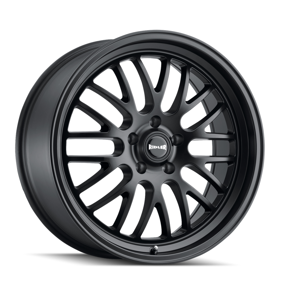RIDLER 607 MATTE BLACK 20X10.5 5-115 25MM 72.62MM