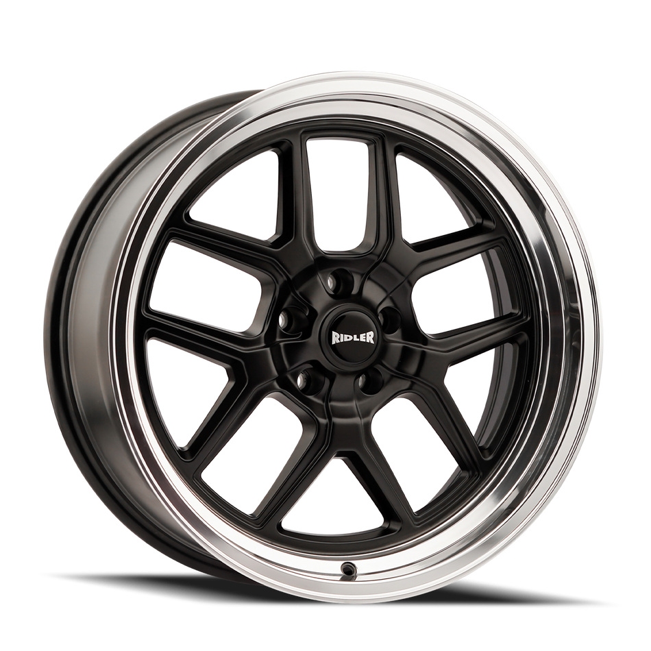 RIDLER 610 MATTE BLACK POLISHED 20X10 5-120.65 0MM 83.82MM