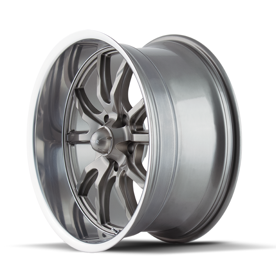 RIDLER 650 GLOSS GREY POLISHED 17X8 5-120.65 0MM 83.82MM