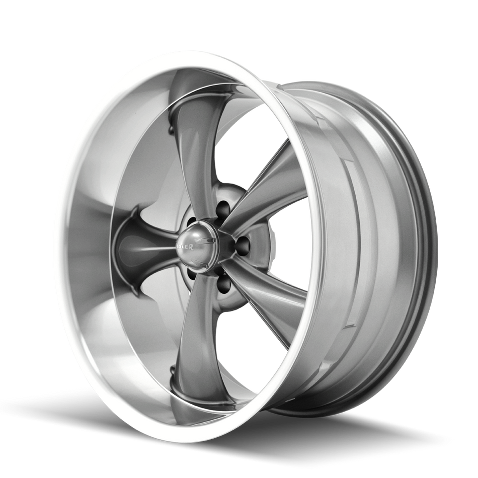 RIDLER 695 GLOSS GREY MACHINED 20X10 5-127 0MM 83.82MM