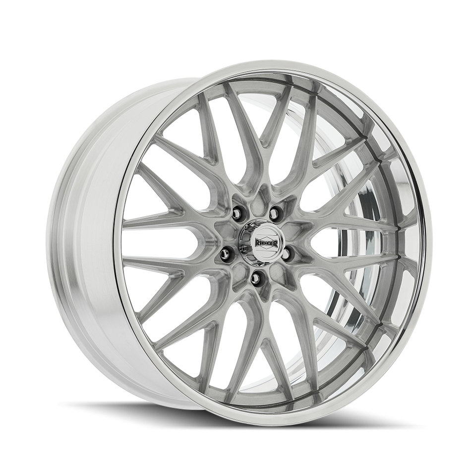 RIDLER 681 BRUSHED WITH POLISHED LIP 22X9 5-120.65 0MM 83.82MM