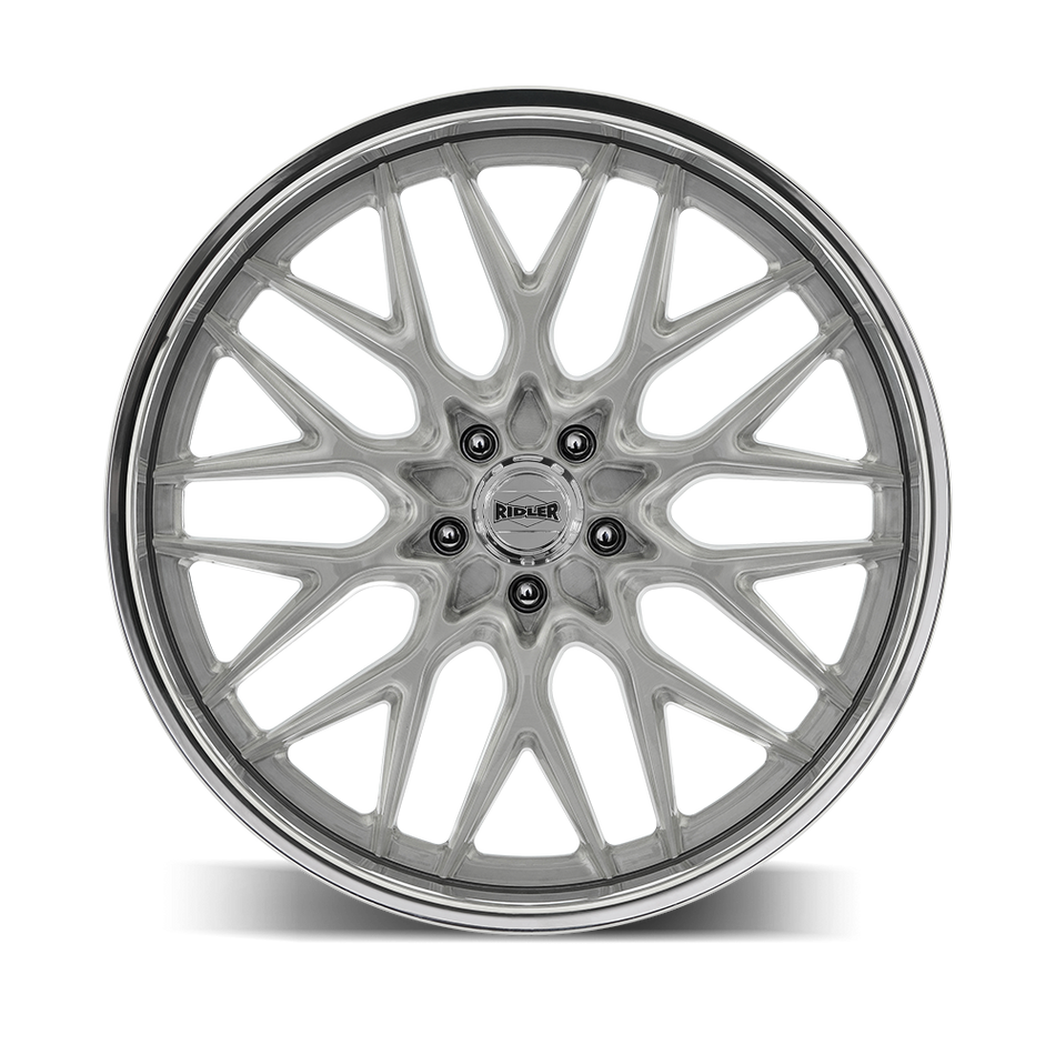 RIDLER 681 BRUSHED WITH POLISHED LIP 22X9 5-120.65 0MM 83.82MM
