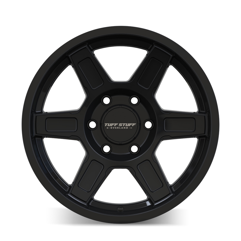 TUFFSTUFF ASCENT TS01 GLOSS BLACK 17X8.5 6-135 0MM 87.1MM