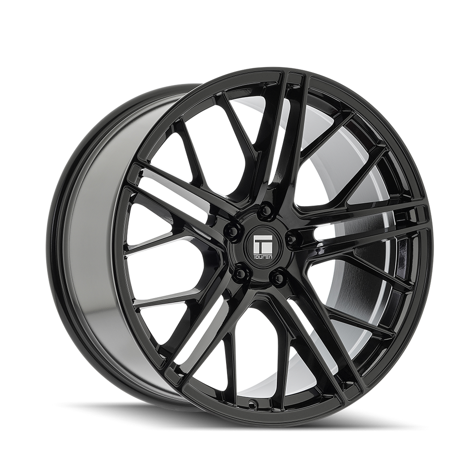 TOUREN TF07 3507 GLOSS BLACK 20X10.5 5-112 40MM 66.56MM