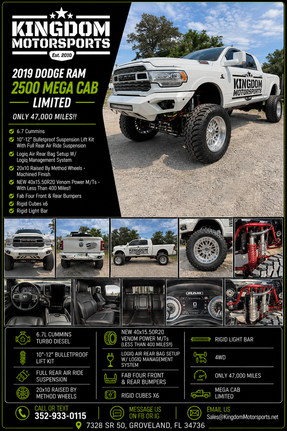 2019 Dodge RAM 2500 Mega Cab Limited