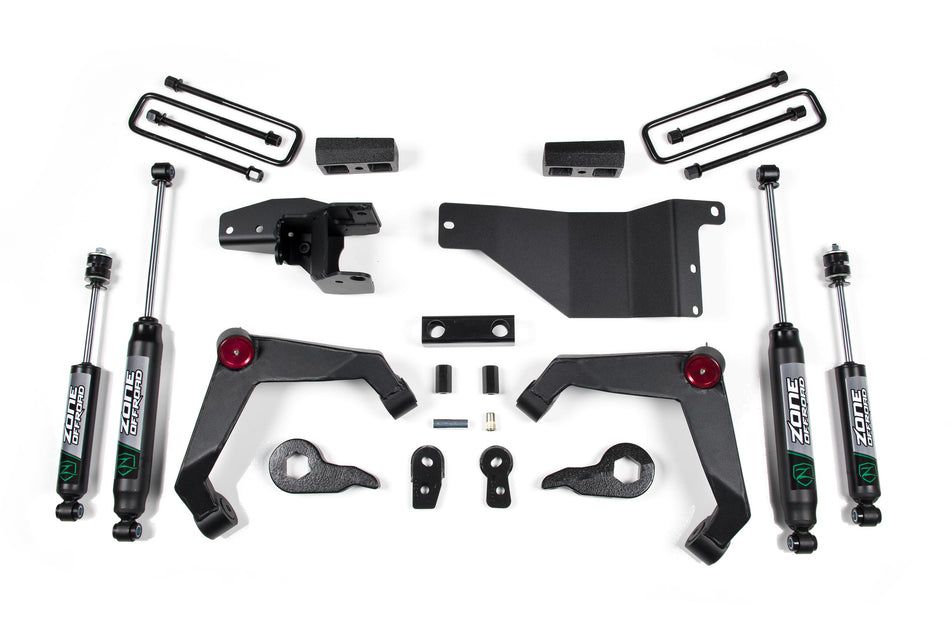 01-10 Silverado/Sierra 2500HD 3 Inch With Fox Shocks Zone Offroad