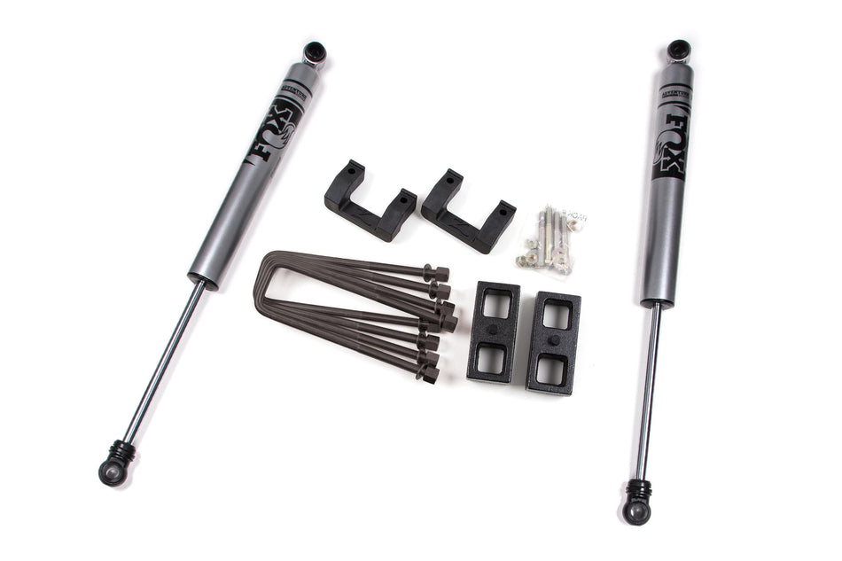 07-13 Silverado/Sierra 1500 2 Inch Torsion Bar Key Kit Fox Adventure Shocks Zone Offroad