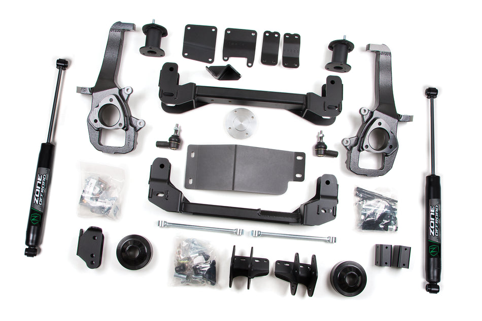 09-11 Dodge RAM 1500 4 Inch/2 Inch Lift Kit With Nitro Shocks Zone Offroad